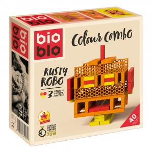 Bioblo Bouwset Colour Combo Rusty Robo (40 stuks)