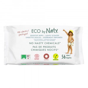 Naty Eco Vochtige doekjes (56 stuks) - Licht Geparfumeerd