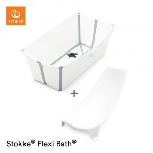 Stokke Flexi Bath White Set (inclusief Newborn Support) 