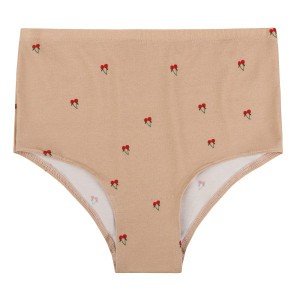 The Miracle Makers Organic Cotton High-rise Slip Cherries
