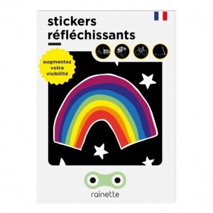 Rainette Reflecterende Stickers - Regenboog