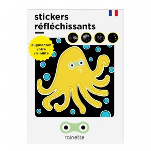 Rainette Reflecterende Stickers - Octopus
