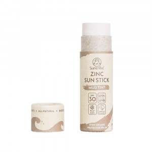 Suntribe All Natural Zinc Zonnebrandstick (SPF30) Mud Tint