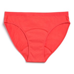 Imse Menstruatieondergoed 'Teens' Bikini Medium Flow, Bright Red