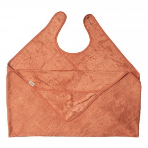 Timboo Cuddle Towel Ouder/Kind Apricot Blush