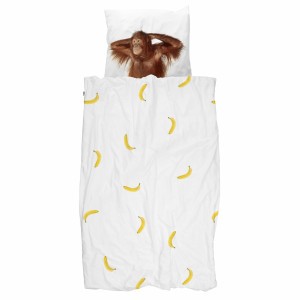 Snurk Beddengoed Banana Monkey 140 x 200/220 cm