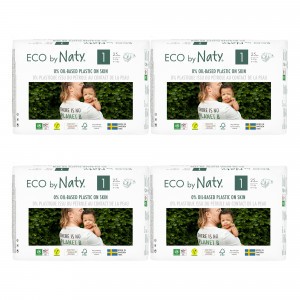 Naty Eco Wegwerpluiers Maat 1 (25 stuks x 4 pakken) Voordeelpakket