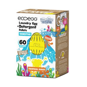 Ecoegg Wasbal 'Spongebob' Tropical Burst (60 wasbeurten) Sensitive