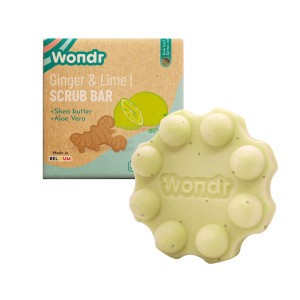Wondr Scrub Bar | Ginger & Lime