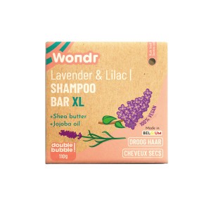 Wondr Shampoo Bar XL 'Purple Healing' | Lavender & Lilac