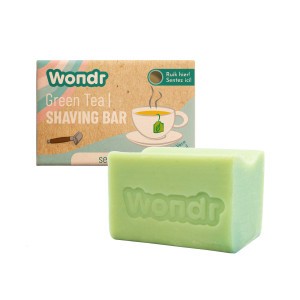 Wondr Shaving Bar 'Shave T-time' Sensitive | Green Tea