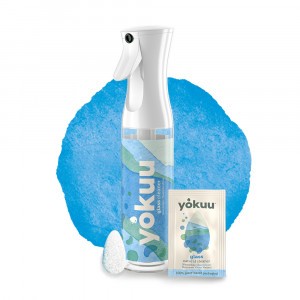 Yokuu Glasreiniger+ Start Kit: 1 herbruikbare spray + 1 parel